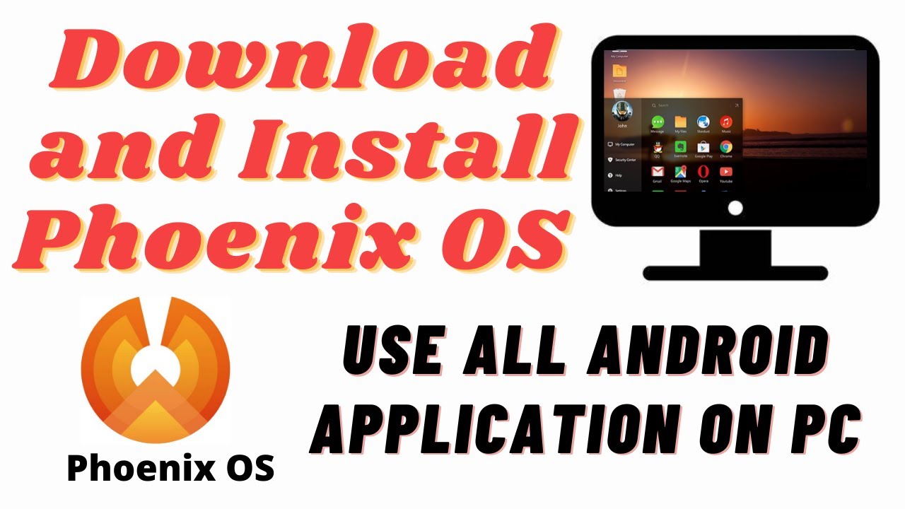 how to install phoenix os on pc