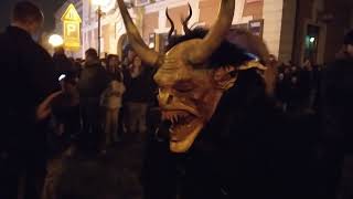 Perchtenlauf Znojmo - Krampus čerti průvod 9.12.2023