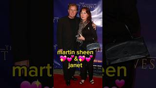 Martin Sheen and Janet #celebritiescouple #celebrity #shotrs