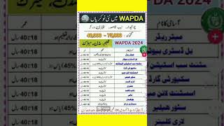 New Wapda Jobs