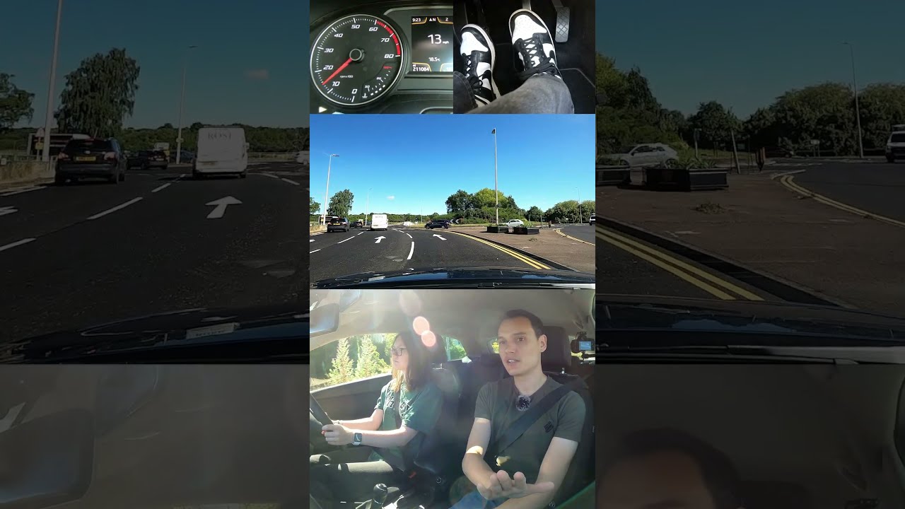 Learner Approaching A Roundabout Safely Learningtodrive