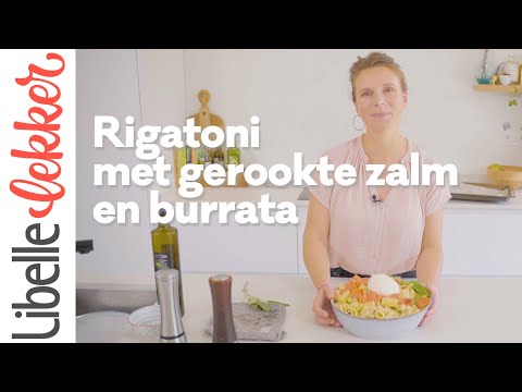 Klaar in 30 minuten: rigatoni met gerookte zalm en burrata