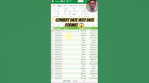 Convert date into days format😱#excel#exceltutorial#excelhacksandtricks#learnmore