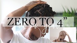 ZERO TO 4 INCHES OF HAIR GROWTH ONE YEAR AFTER GOING BALD