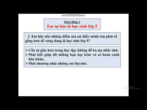 Video Bài giảng Đạo Đức lớp 5_Tuần 2_Tiết 2
