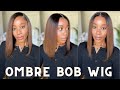 UNDER $100! UPGRADED Beginner OMBRÉ YAKI Wig | NO GLUE Pre-Cut Bleached Knots | Nadula Hair