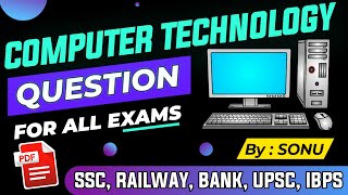 Technology MCQ Computer Tech related Questions and answers PDF for Competitive Exams