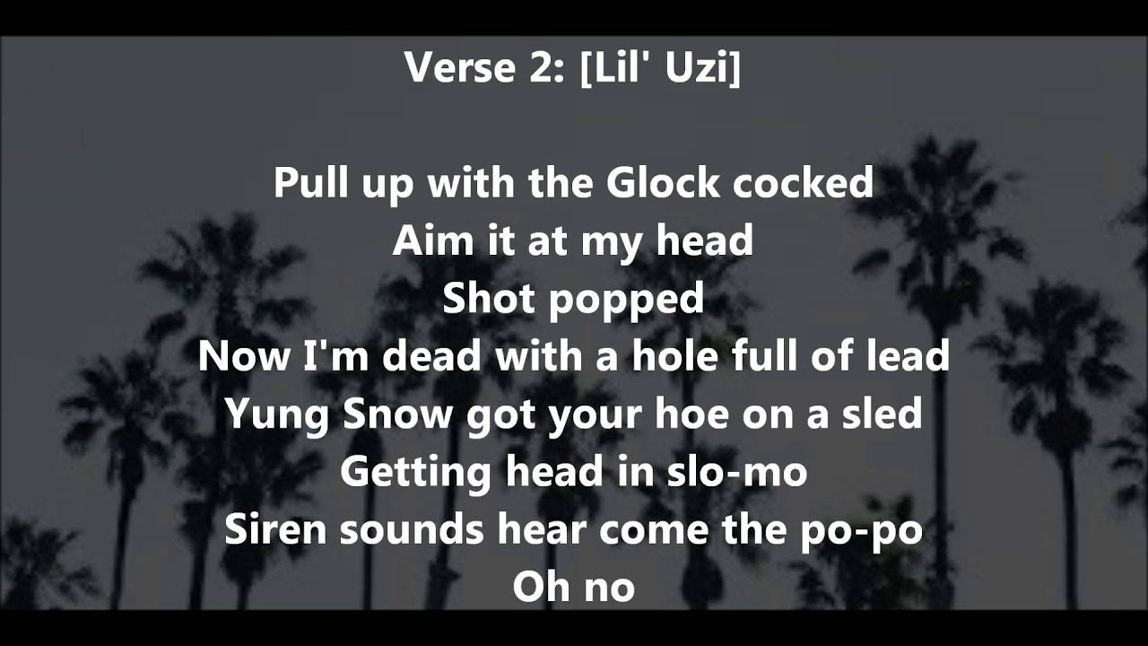 GLUTTONY -$UICIDEBOY$ x POUYA - LYRICS - YouTube