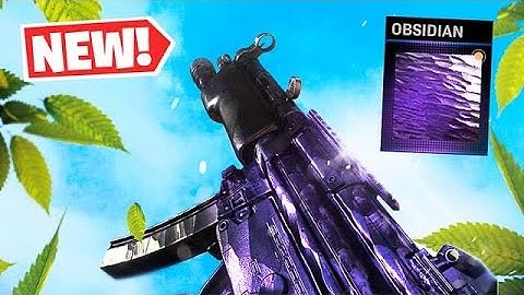 UNLOCKING THE NEW "OBSIDIAN CAMO" in Modern Warfare! (MP5 Obsidian Camo)