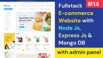 #14 Full Stack E-Commerce Website Using React JS, MongoDB, Express Js, Node Js , Material UI 2024  🔥