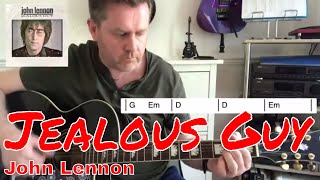 John Lennon - Jealous Guy - Guitar Chords chords