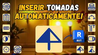 Inserir Tomadas Automaticamente no Revit | Plugin Nômade BIM Tools Elétrica