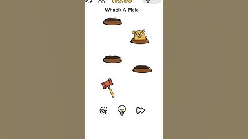 #Brainoutlevel38- whack-A-mole answer Brain out level 38