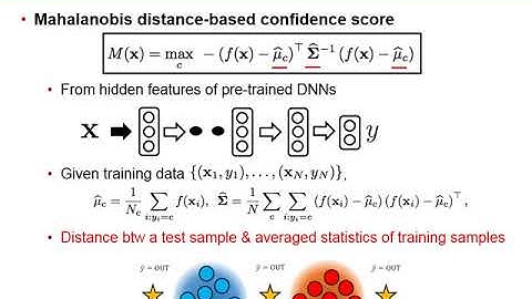 NIPS 2018 - A simple unified framework for detecting out-of-distribution and adversarial attacks