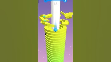 Stack ball level 1 #stackball #gameplay #ball #gaming #gameshorts