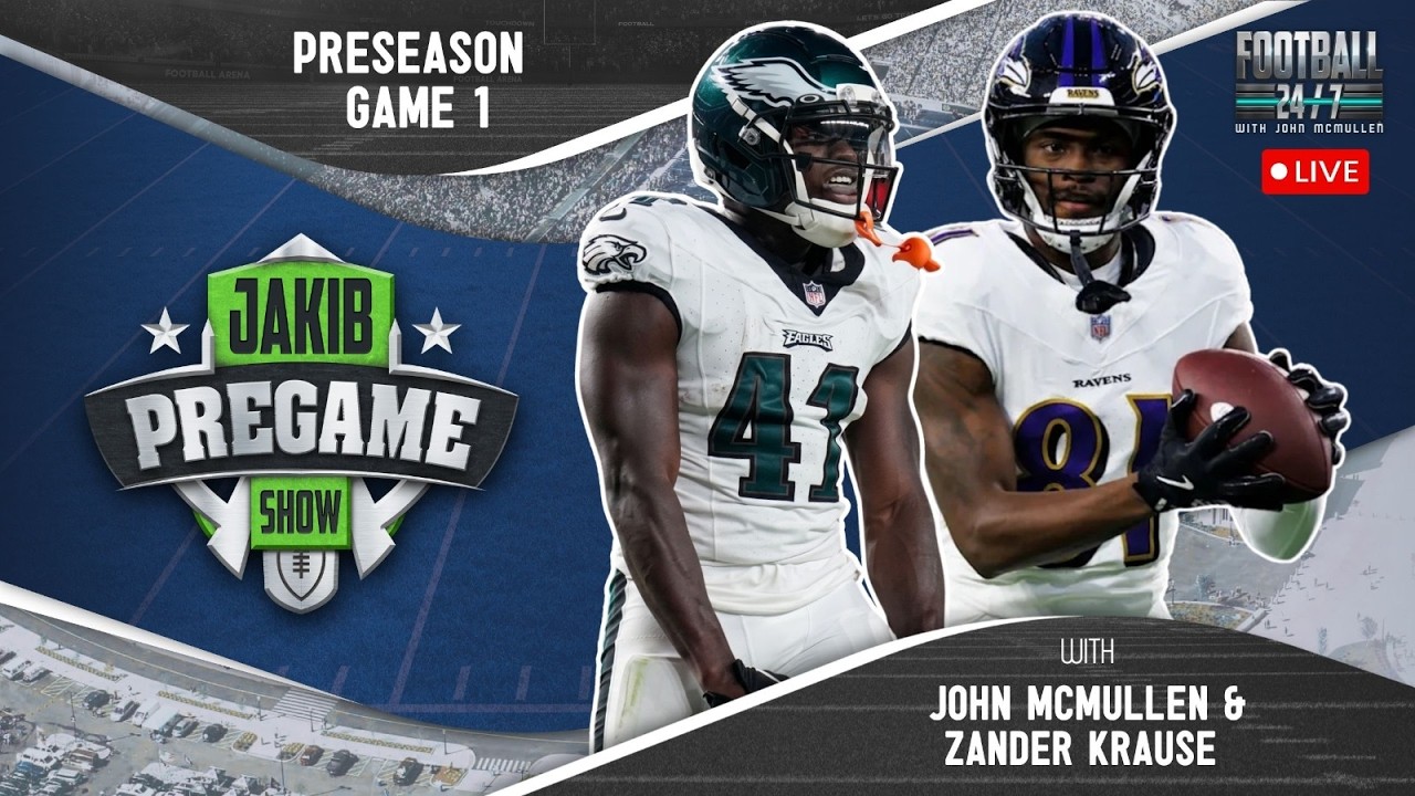 Eagles vs. Ravens Preseason Game 1! Players to Watch, Live Reactions & more