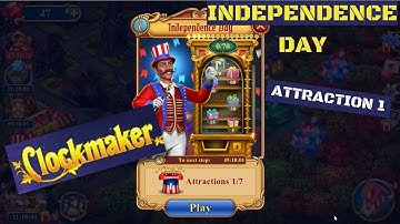 How to play Clockmaker Event Independence Day Attraction 1 levels 1-10