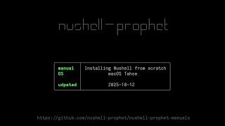 Installing Nushell from Scratch on MacOS - Complete Beginner's Guide