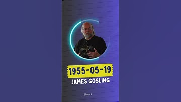 java | Meet the Geniuses Behind Your Code!  | James Gosling