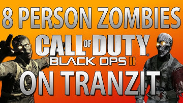 Black Ops II: 8 Person Zombies on TranZit | No Lag Switch Needed