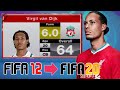 SIGNING VIRGIL VAN DIJK IN EVERY FIFA CAREER MODE (From FIFA 12 to FIFA 20)