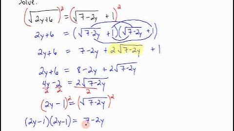 solving a radical equation that results in a quadratic equation