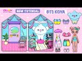 Wow! 🔥 Checkup how to create the Bt21 paper house | DIY Paper Dolls