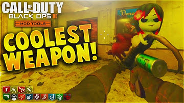 The Coolest Gun in Black Ops 3 Custom Zombies! (New Lightning LZ-1 Custom Machine Gun on Bunker 10)