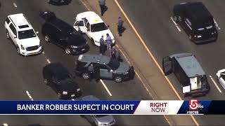 Man accused of hailing cab after bank robbery in court