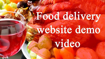 online food ordering website demo video - Foodpanda clone