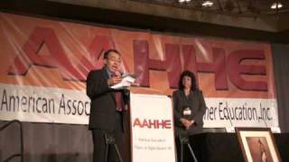 Jose B. Gonzalez Reads Lou Dobbs Poem Re Illegal Aliens At Aahhe