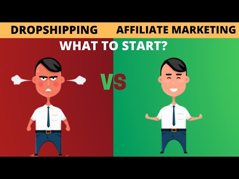 Dropshipping Vs Affiliate Marketing Hindi | Best Online Business To Start 2021