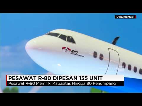 Made in Indonesia, Pesawat R-80 Sudah Laku 155 Unit