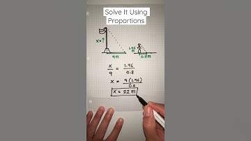 Solve the height of the pole using similar triangles