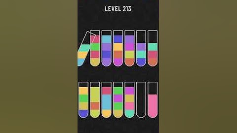 Water Sort Puzzle Level 213 Walkthrough Solution Android/iOS 💦