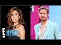 Eva mendes reacts to ryan gosling kissing babe emily blunt in the fall guy  e news
