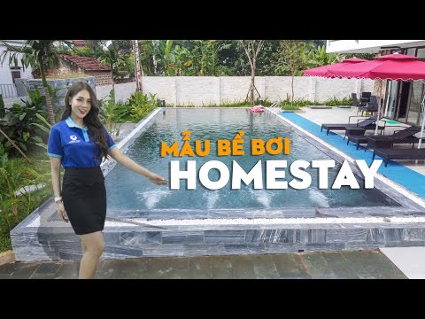 Video Làm Bể Bơi Trọn Gói Homestay | Lạc Lạc Villa | Sơn Tây... - youtube
