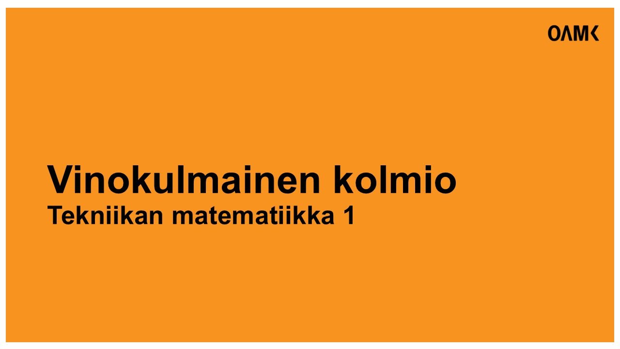 Vinokulmainen kolmio