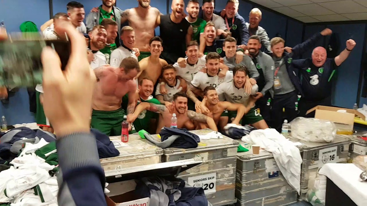 The Ireland Dressing Room after beating Wales, 2017 YouTube