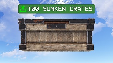 Loot from 100 sunken crates in Rust