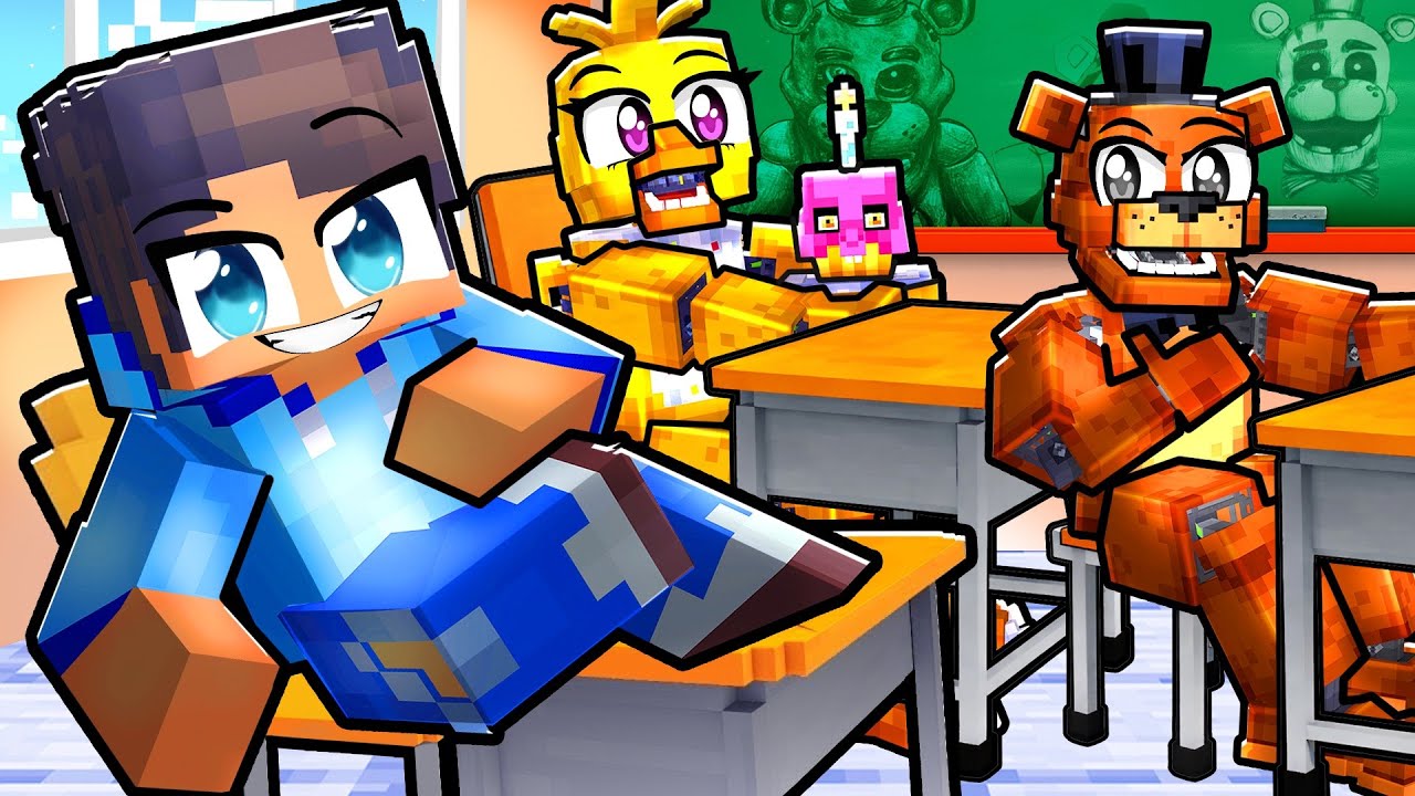 ONE BOY in a FNAF ONLY School!