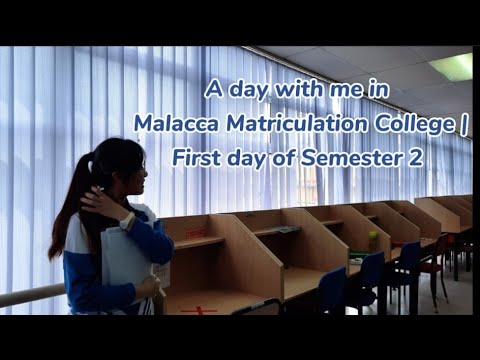 Vlog: First day of Semester 2 in Kolej Matrikulasi Melaka | Online classes? Face to Face ?