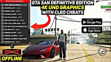 🔥 GTA San Andreas Mobile 2025 | CLEO Mod Menu + 4K Ultra Graphics Edition! 🎮