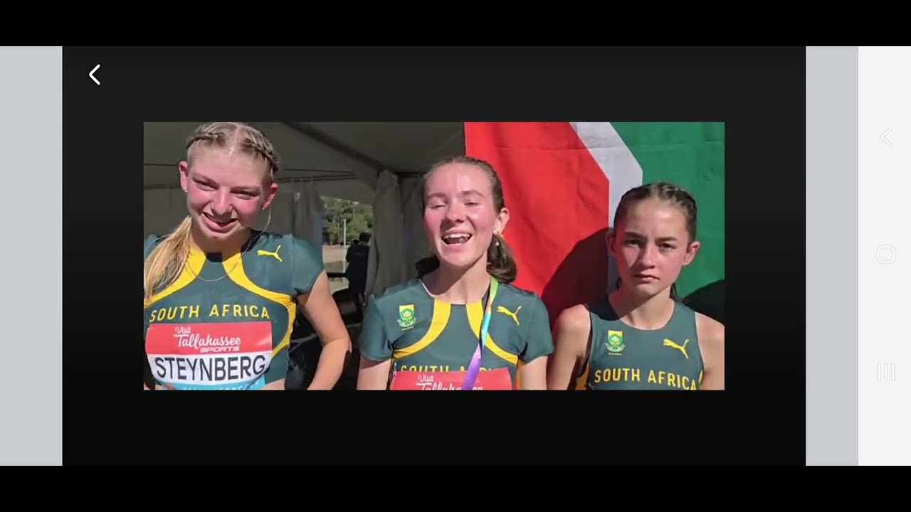 Team SA U20 Woman at World XC Champs 2026 Interview