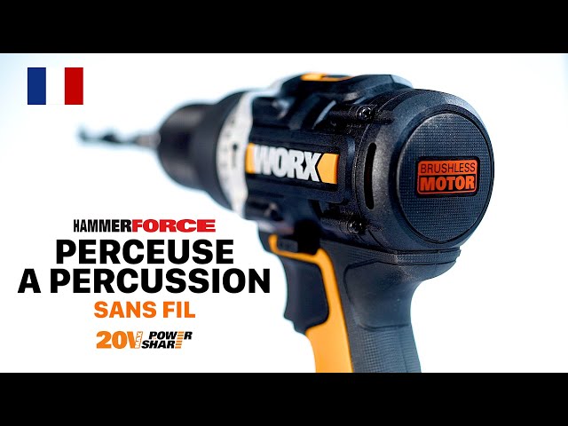 WORX Perceuse Visseuse à Percussion sans Fil 18V…