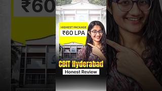 CBIT Hyderabad: Reality of 60 LPA Package 🔥 #cbit #college #package