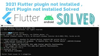 2021 Flutter Plugin not installed; this adds flutter specific functionality.x Dart plugin not