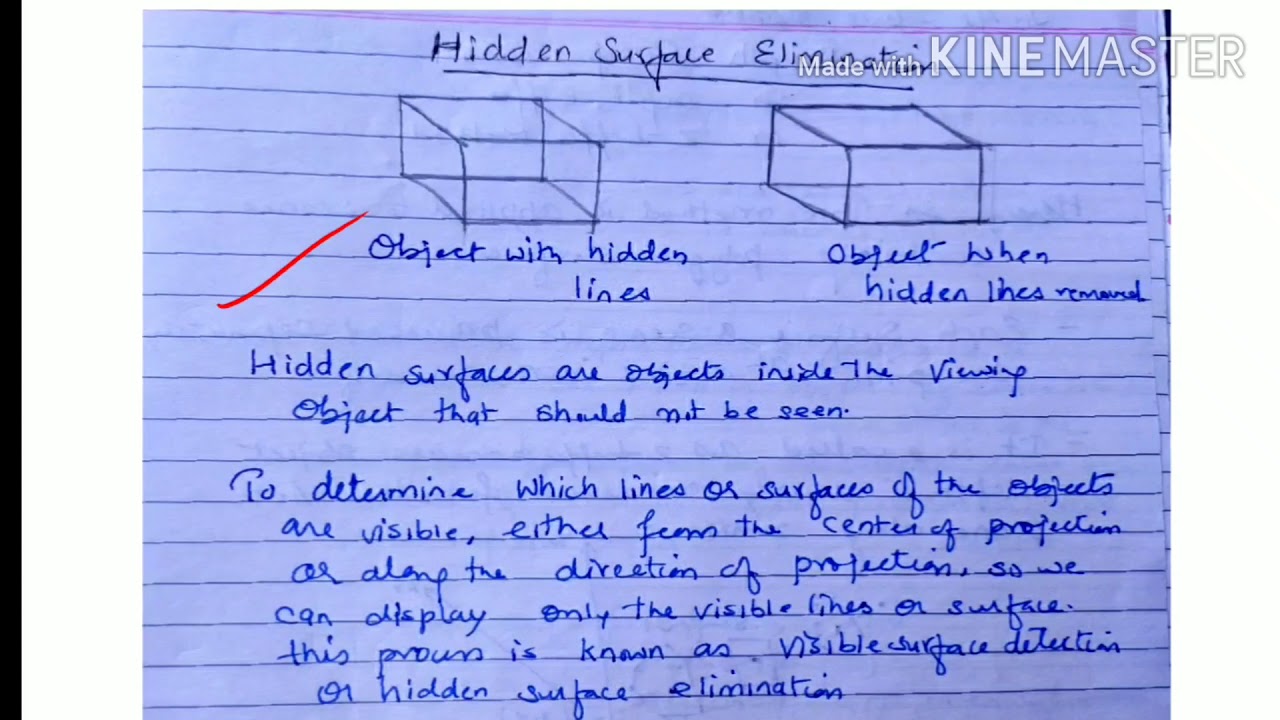 Hidden surface elimination - lecture 59/ computer graphics - YouTube