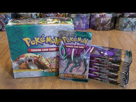 pokemon hs unleashed booster pack Pokmon Box HS Unleashed booster pack Unleashed Booster Box Opening Pt.