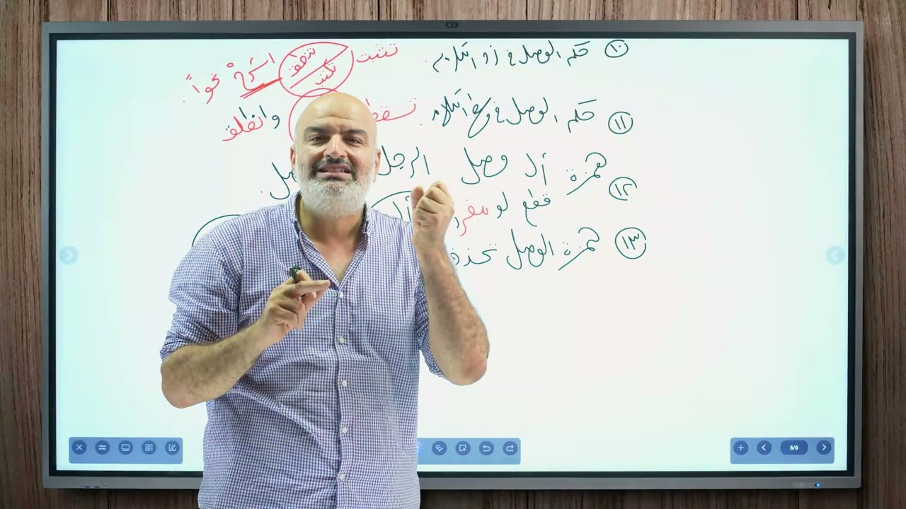 الجزء الأول من سلسلة خبايا مادة الصرف للشهادة الثانوية الأزهرية (خبايا همزة الوصل والقطع) هيثم جبر 